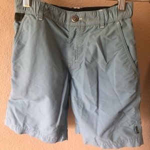 Howler Brothers kids’ horizon hybrid short. XL but fits like a MEDIUM. Blue.